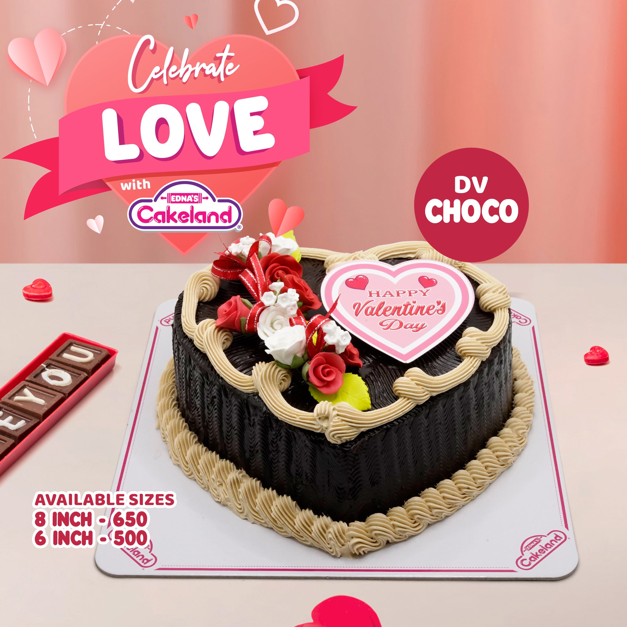 Valentine's Day Cake (DV CHOCO)