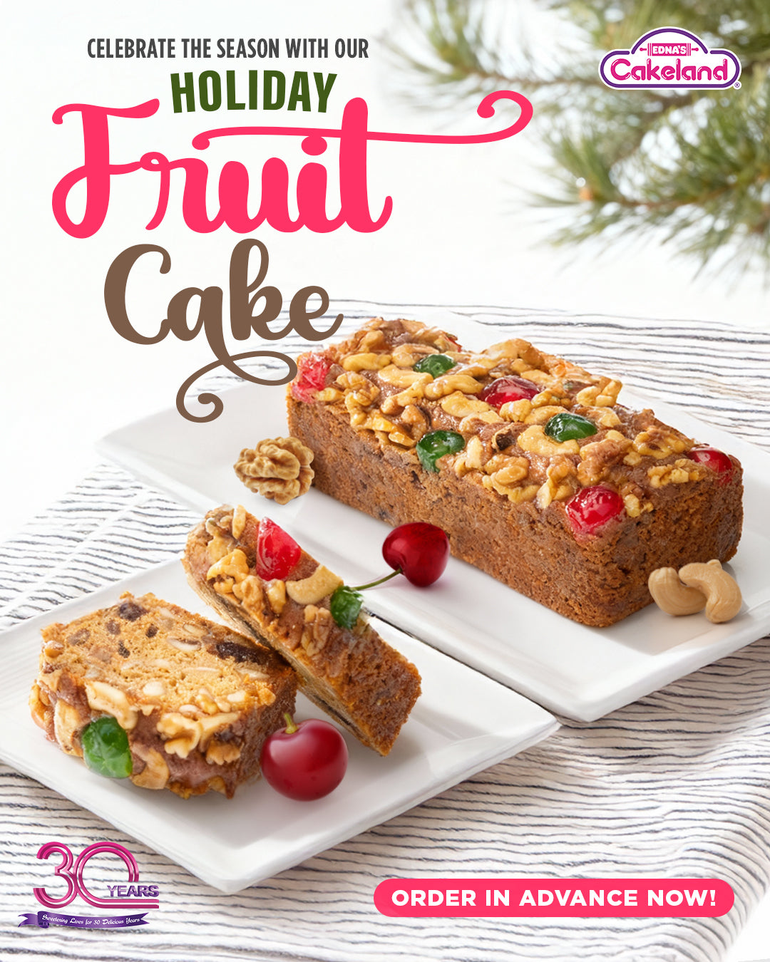 HOLIDAY FRUIT CAKE