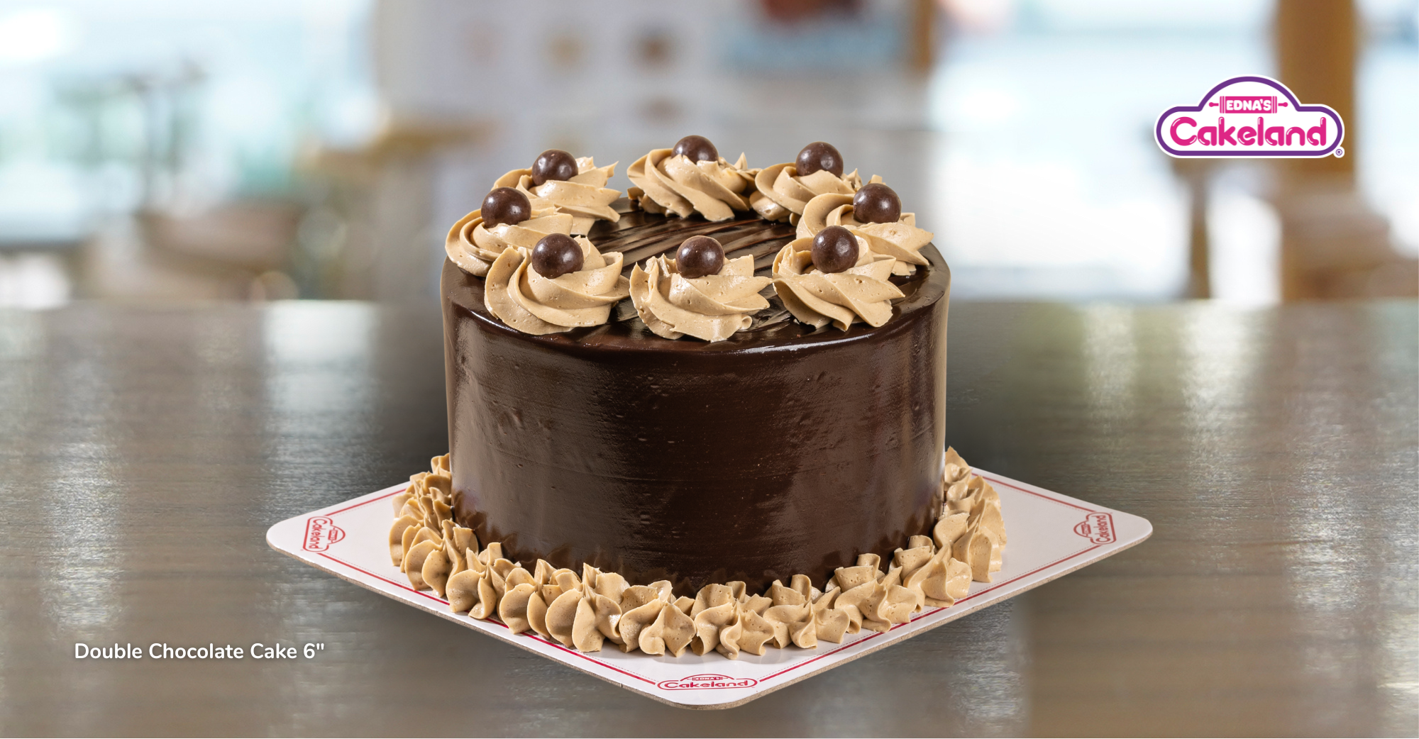 DOUBLE CHOCOLATE CAKE