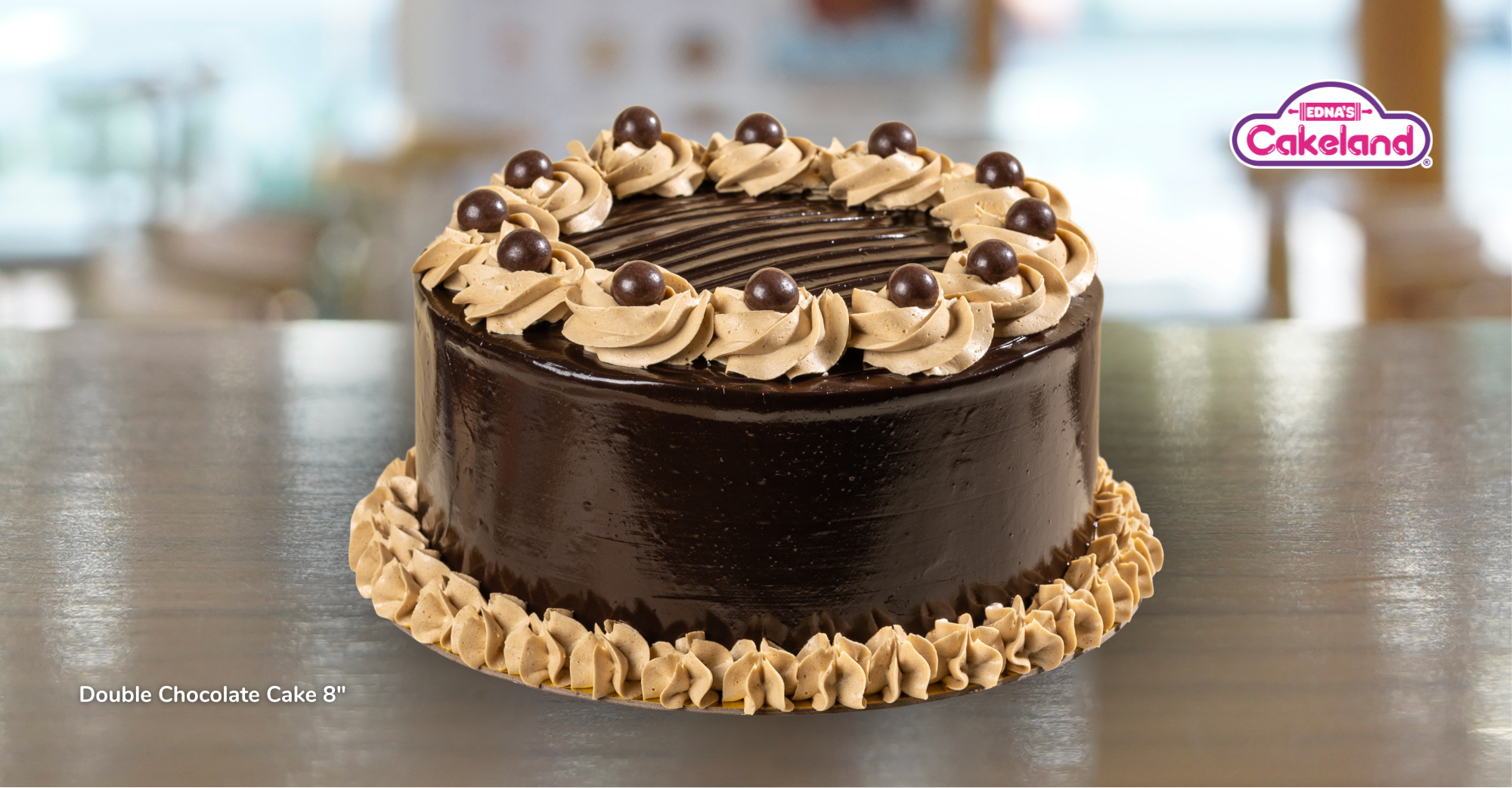 DOUBLE CHOCOLATE CAKE
